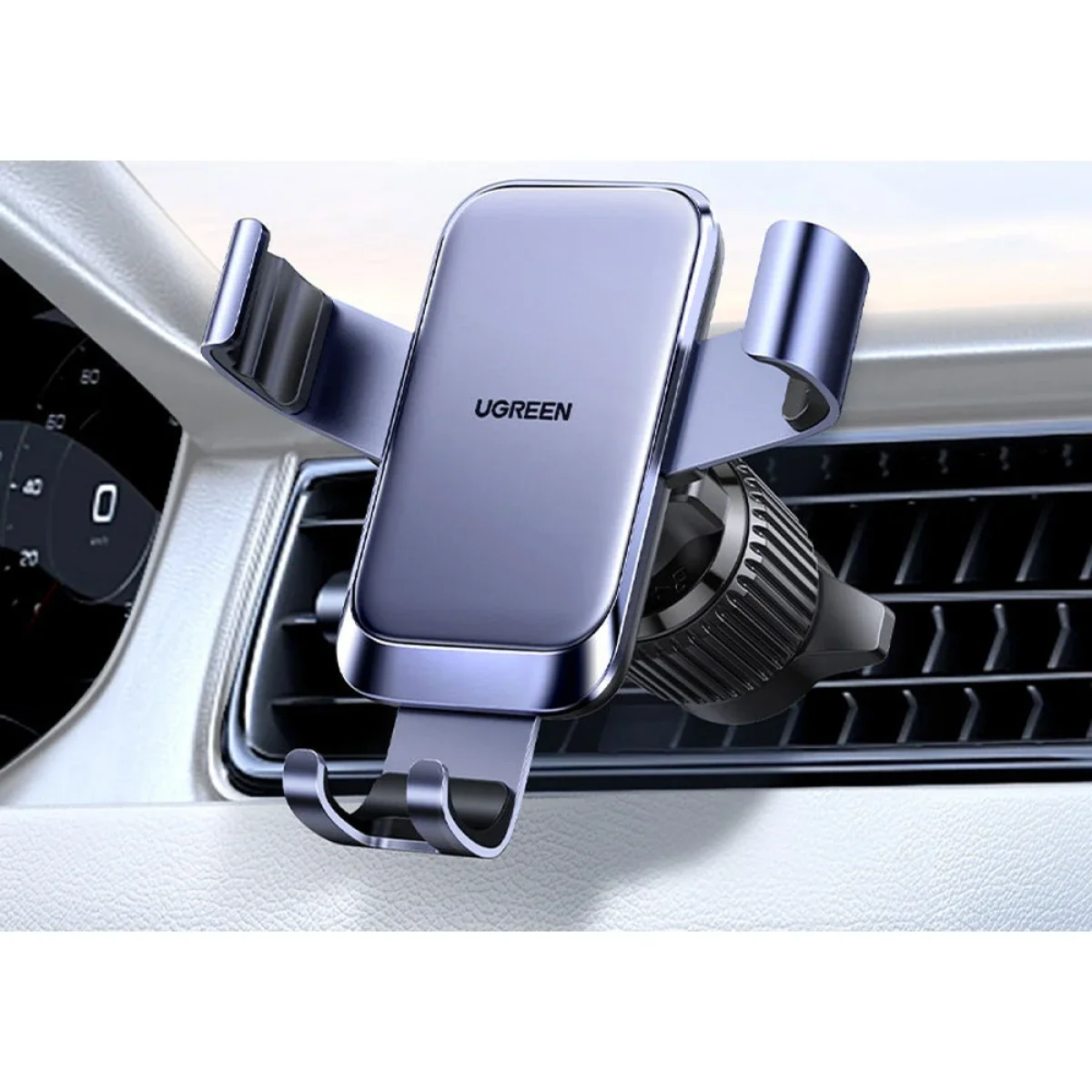 Ugreen LP816 Aluminum Air Vent Car Phone Holder with One-Hand Operation - Image 5