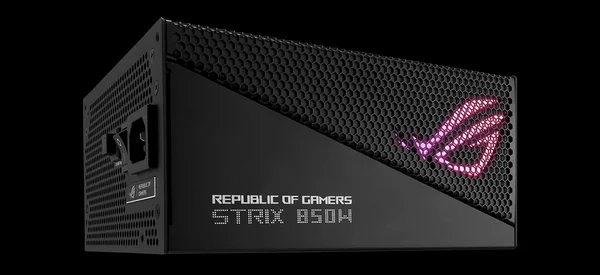 Asus ROG Strix 850W 80 PLUS Gold Fully Modular Power Supply Aura Edition - Thumbnail 7