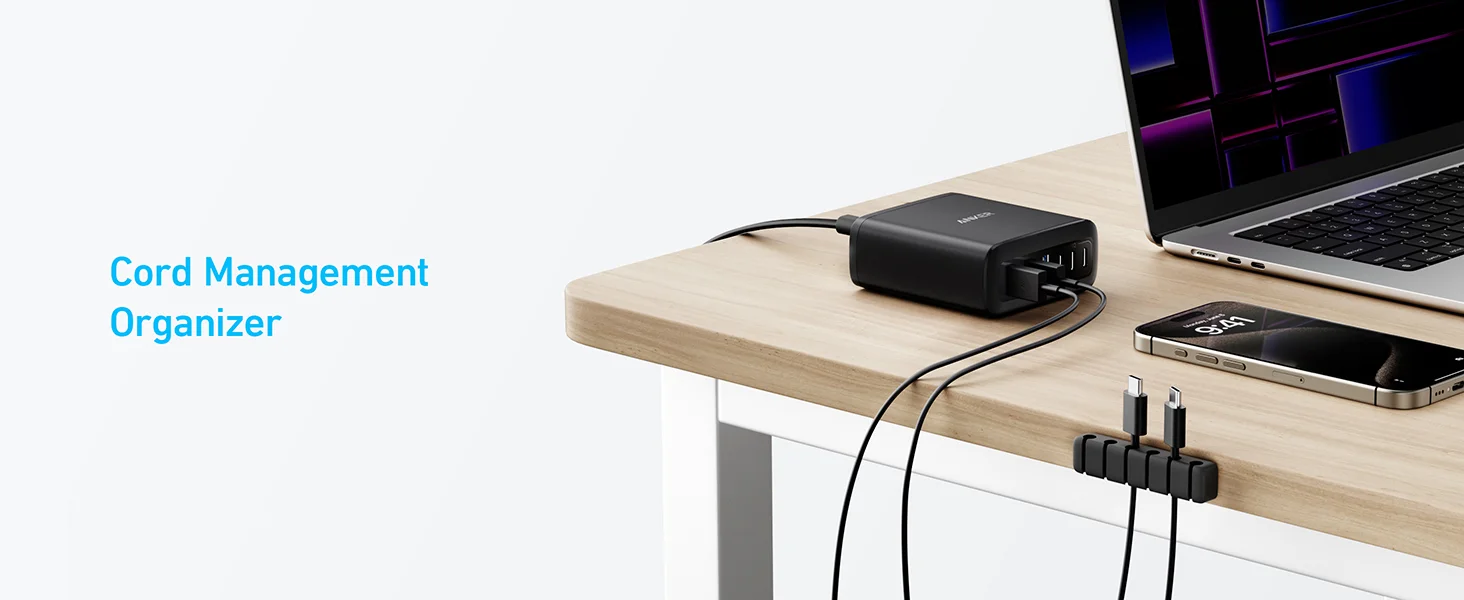 شاحن مكتبي Anker A2154K11 USB-C بقدرة 112 واط و6 منافذ - Thumbnail 12