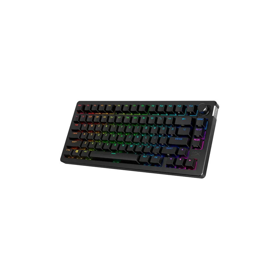 Hyper X Alloy Rise 75 Wireless Mechanical Gaming Keyboard, Black, USA Model, No Warranty – 91Y91AA - Thumbnail 5