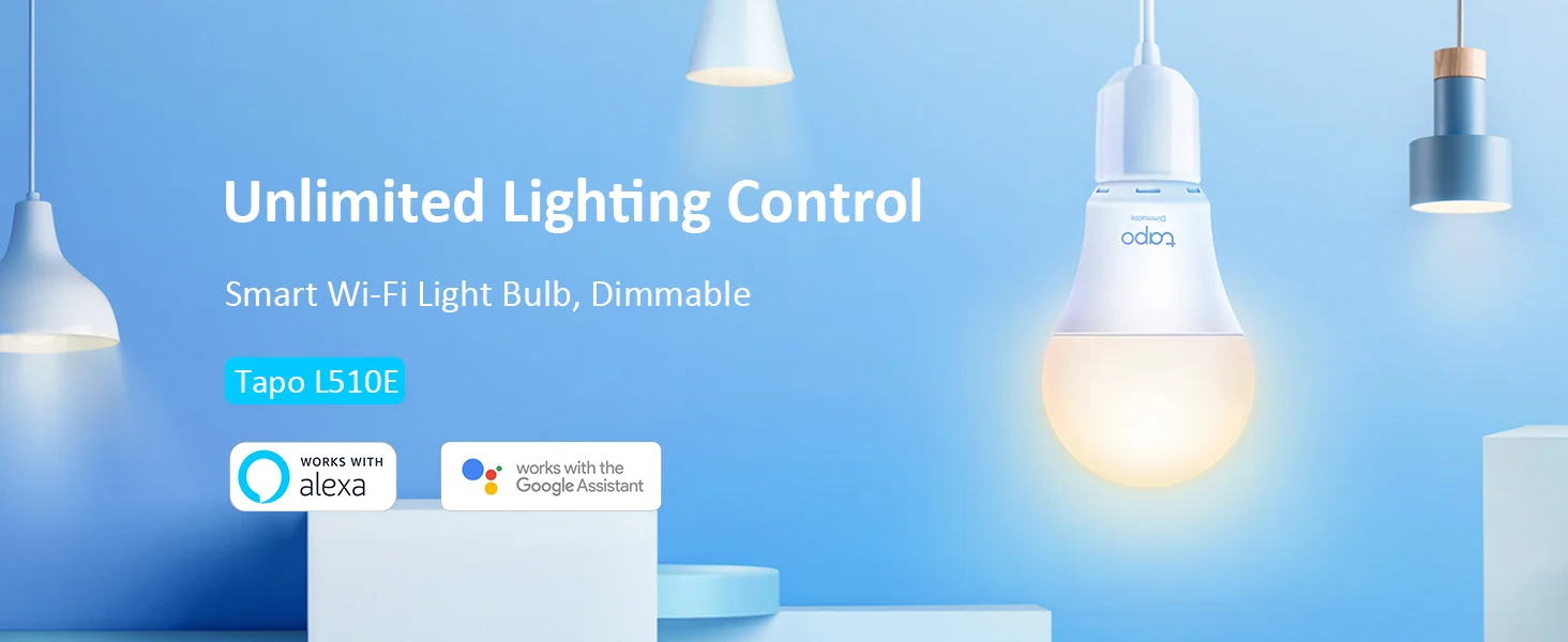 TP-LINK Tapo L510E Smart Wi‑Fi Light Bulb 800 Lumens 60W Equivalent 2700K Dimmable Soft Warm White - Image 7