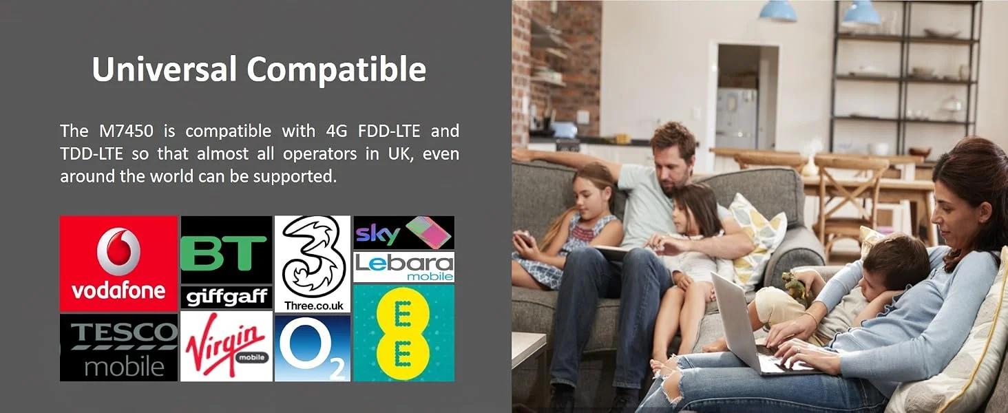 TP-LINK M7450 4G+ Mobile Wi-Fi Router LTE-Advanced Cat6 Up to 300Mbps for 32 Devices - Image 11