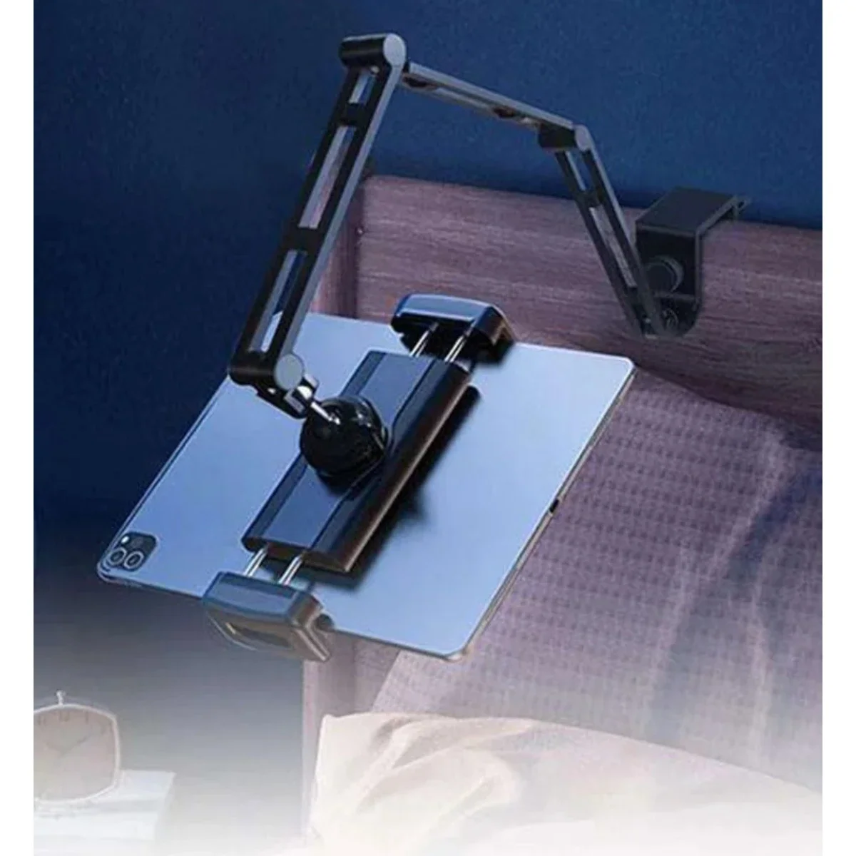 Coteci SD-57 Aluminum Alloy Multi-Angle Telescopic Tablet Stand - Black - Thumbnail 3