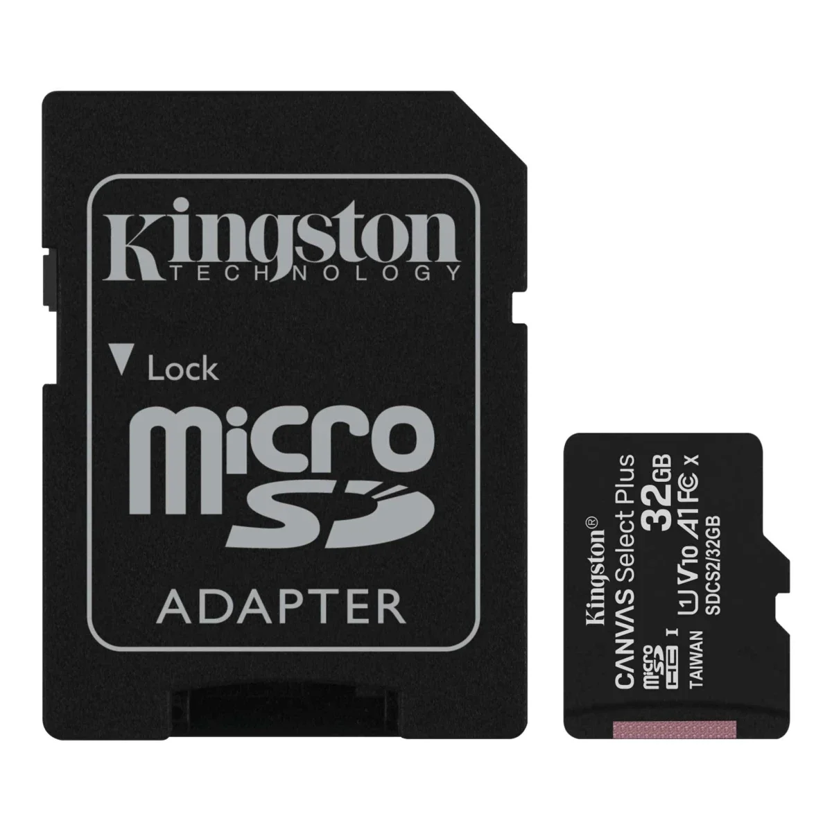 بطاقة ذاكرة Kingston Canvas Select Plus microSDXC سعة 256GB بسرعة تصل إلى 100MB/s مع محول - Thumbnail 2