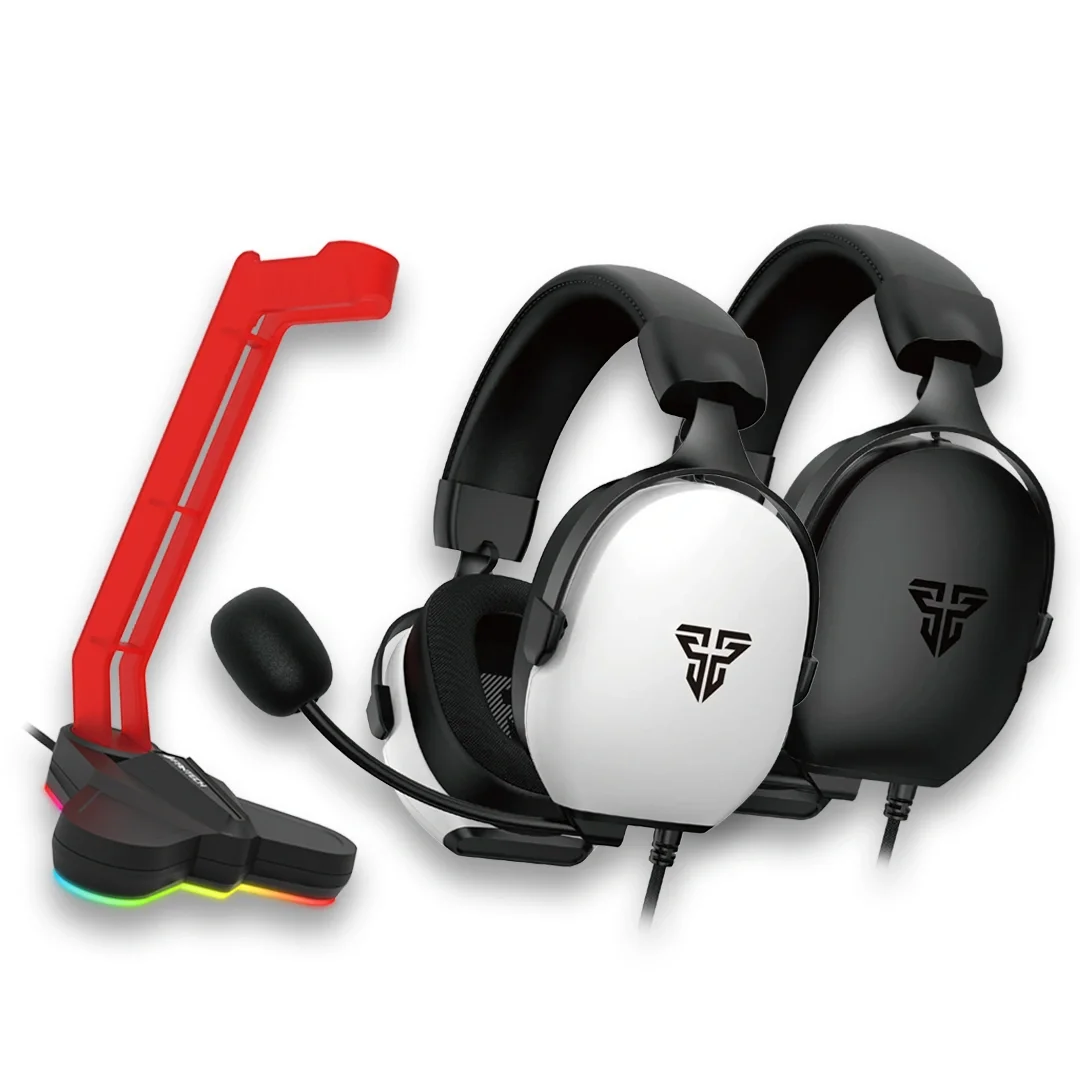 Fantech H-7 HG30 Gaming Headset Bundle with AC3001S RGB Headset Stand