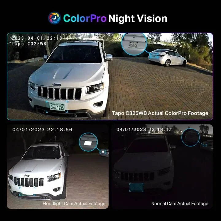 TP-LINK Tapo C325WB ColorPro 2K QHD Outdoor Security Camera - Image 3