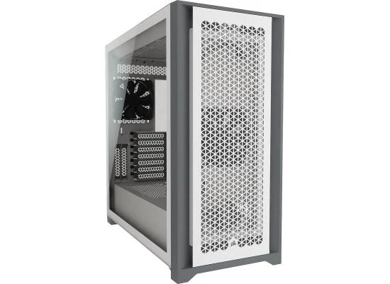Corsair iCUE 5000D AIRFLOW White Tempered Glass Mid-Tower ATX Gaming Case - Image 3