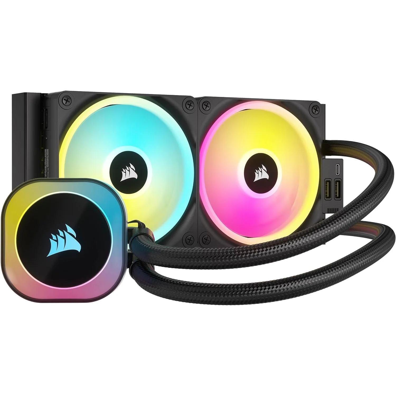 مبرد معالج سائل Corsair iCUE LINK H100i RGB بحجم 240 ملم CW-90601001WW