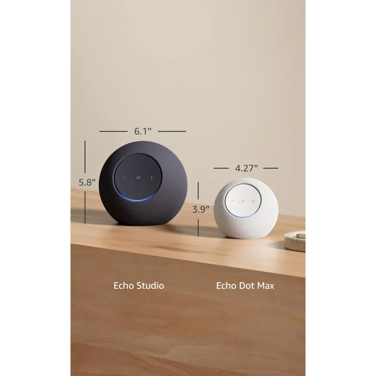 Amazon Echo Dot Max Smart Speaker with Alexa, Glacier White - Thumbnail 4