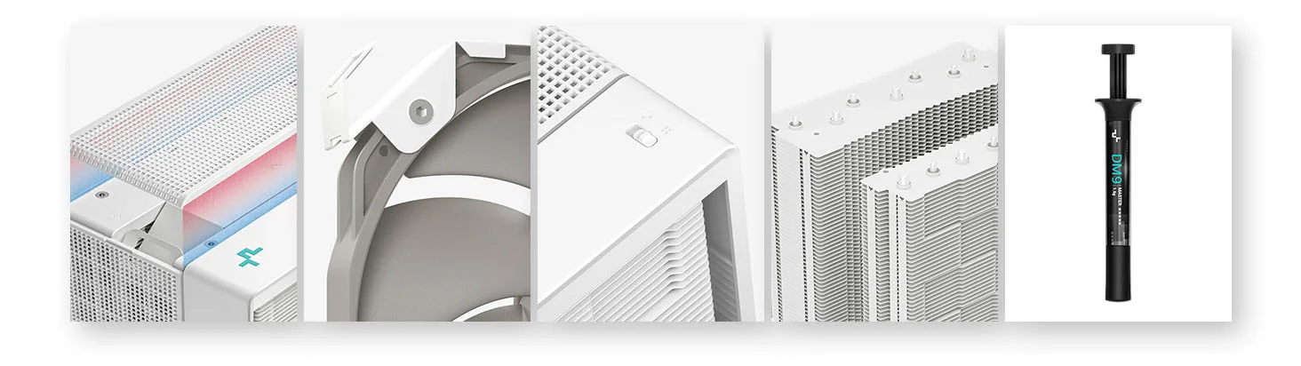 DeepCool ASSASSIN 4S Premium CPU Air Cooler with 140mm FDB Fan and 7 Copper Heat Pipes - White - Image 13