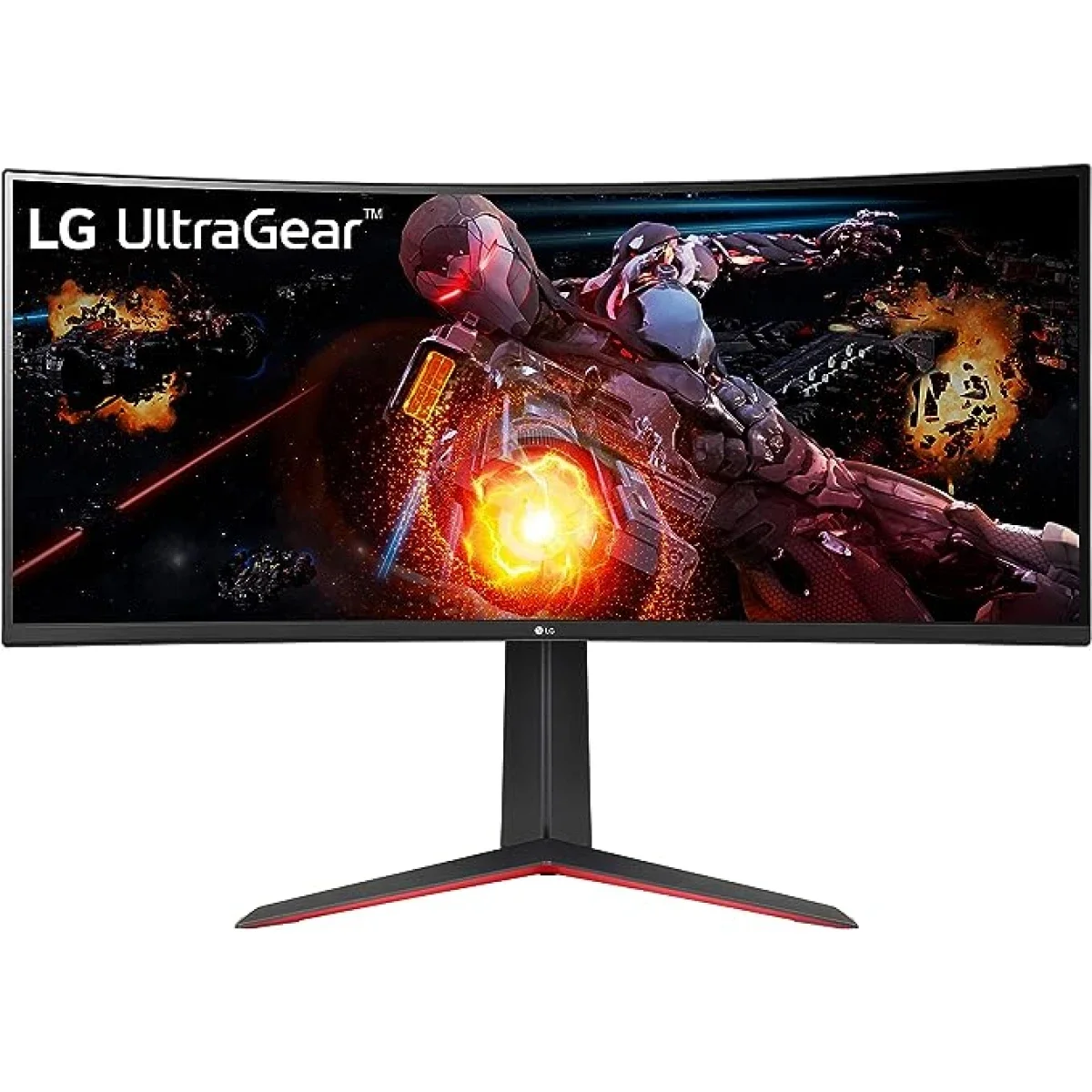 شاشة ألعاب LG 34GP63A-B UltraGear منحنية 34 إنش WQHD بتردد 160 هرتز وHDR10