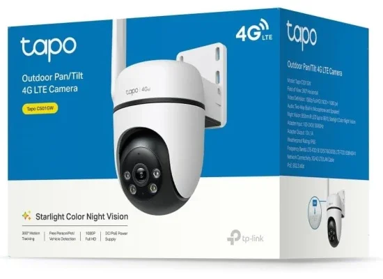 TP-LINK Tapo C501GW 4G LTE Outdoor Pan/Tilt Security Camera, 1080P Full HD - Thumbnail 8