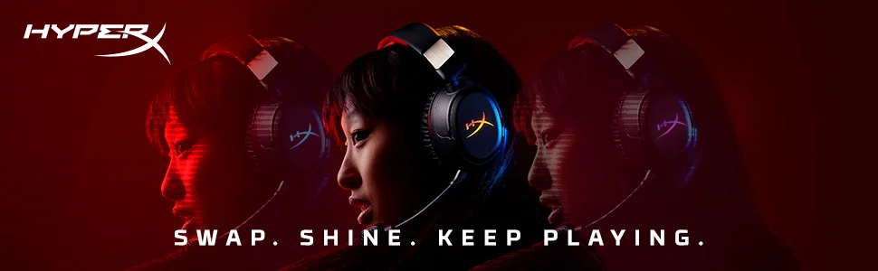 سماعة ألعاب لاسلكية HyperX Cloud Flight 2 بإضاءة RGB وبلوتوث وبطارية حتى 100 ساعة - أسود - Thumbnail 11