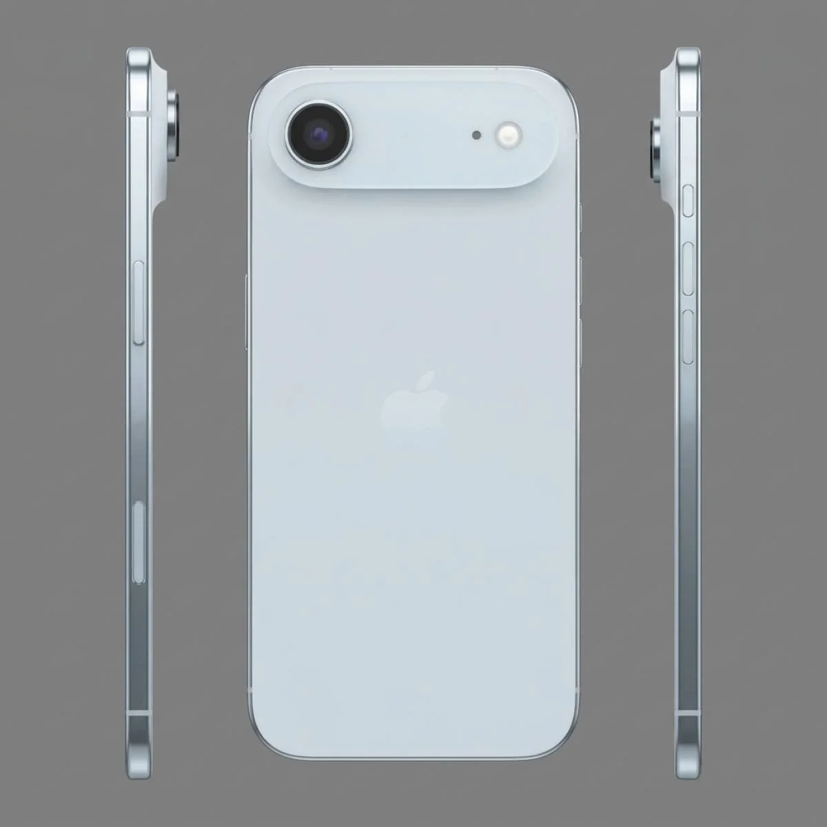 هاتف Apple iPhone Air 256GB بإطار تيتانيوم، شاشة Super Retina XDR OLED مقاس 6.5 إنش، معالج A19 Pro، كاميرا Fusion بدقة 48MP، سماكة 5.6 ملم – أزرق سماوي - Thumbnail 2