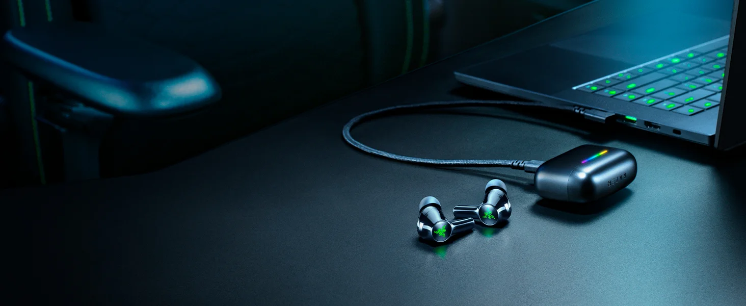 سماعات ألعاب لاسلكية Razer Hammerhead V3 X HyperSpeed بتقنية 2.4GHz وBluetooth 5.3، أسود - Image 14