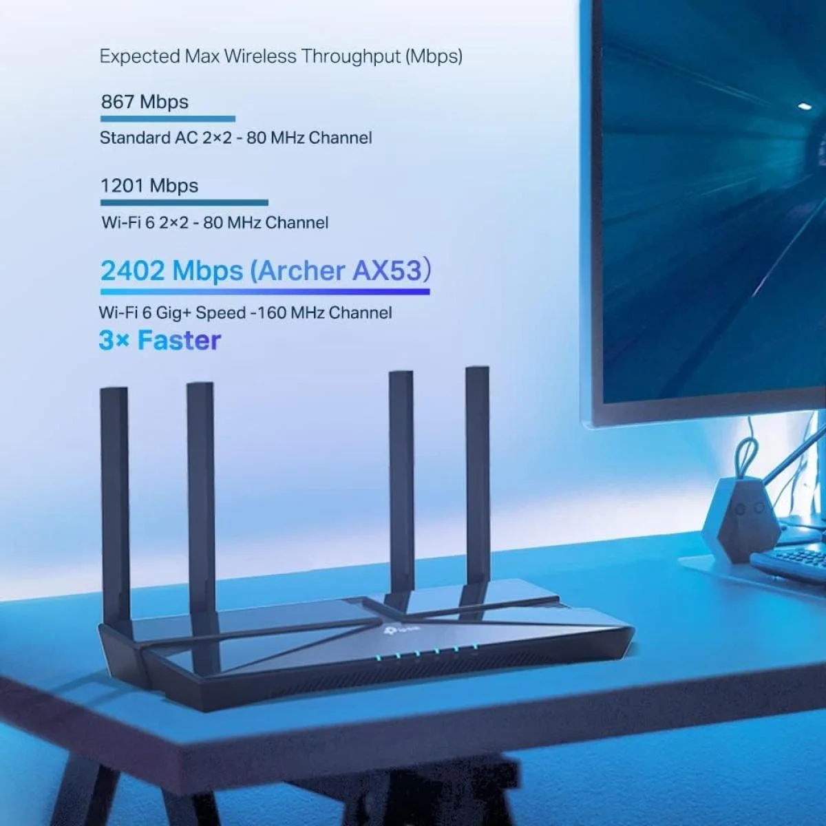راوتر TP-LINK Archer AX53 AX3000 ثنائي النطاق Wi-Fi 6 - Image 3