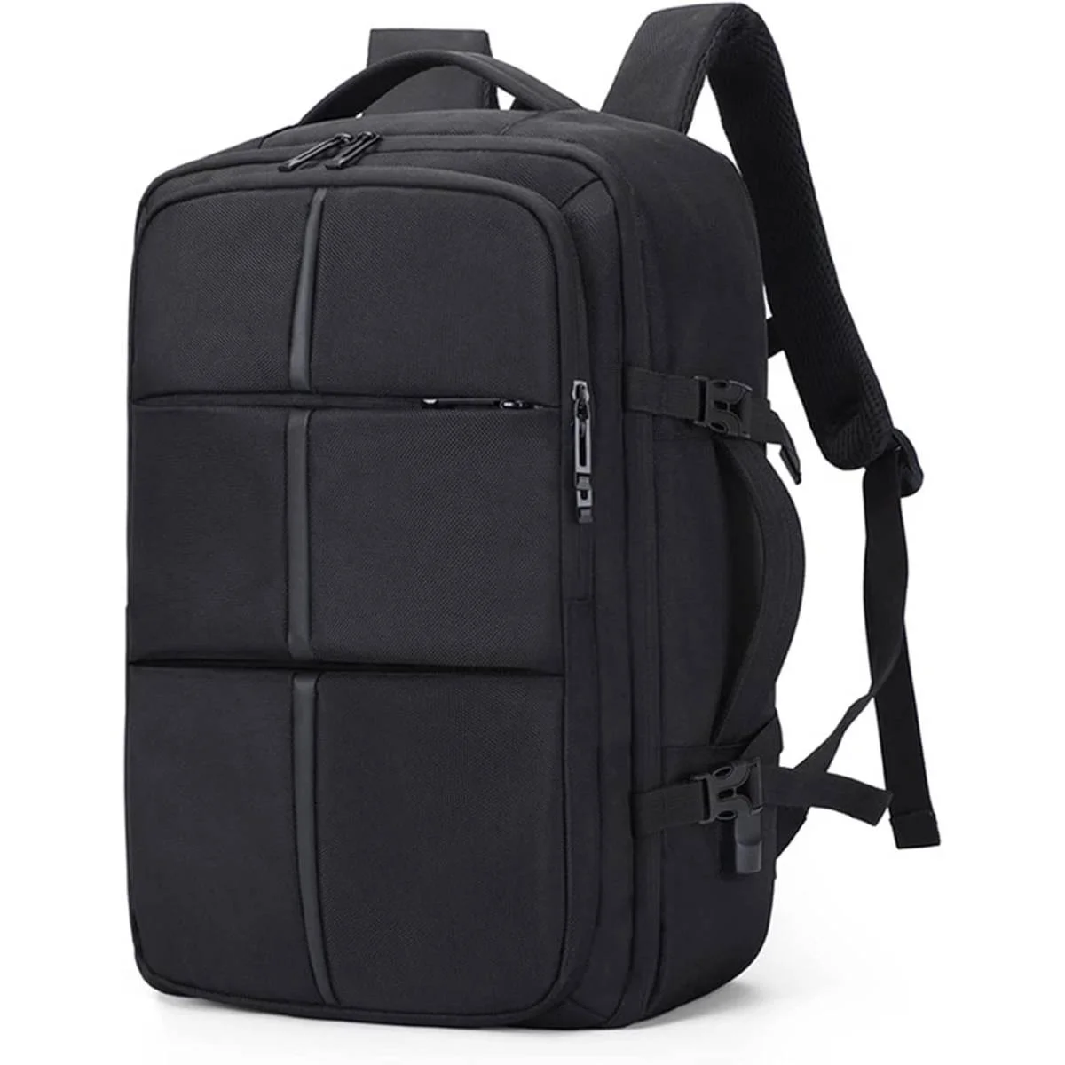 حقيبة ظهر لابتوب DTBG D-8212W قابلة للتوسعة حتى 17.6 إنش - أسود - Image 2