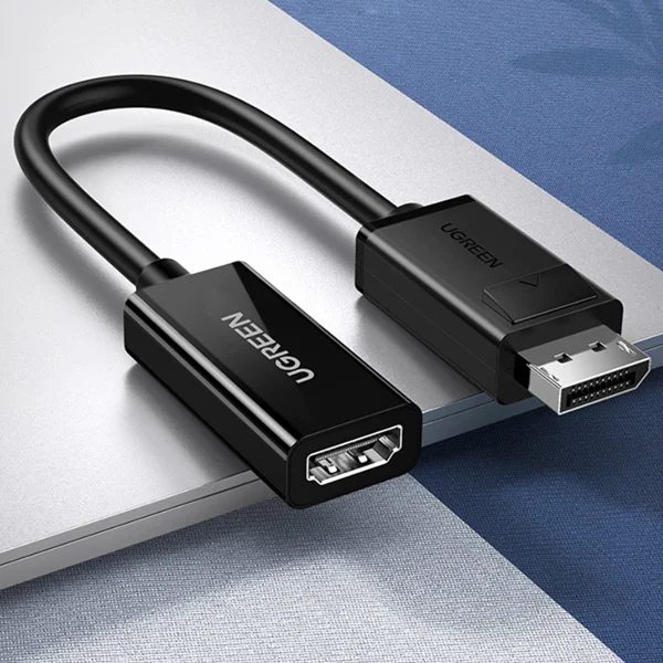 محول Ugreen 40363 من DisplayPort ذكر إلى HDMI أنثى بدقة 4K 30Hz - Image 2