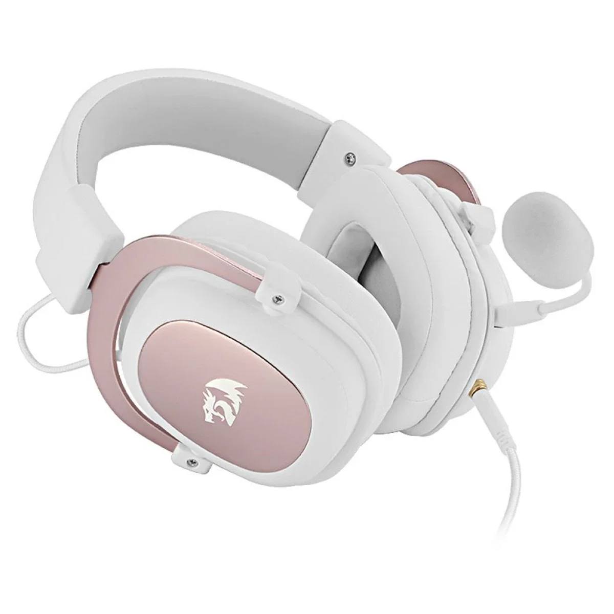 Redragon H510 Zeus 2 Wired 7.1 Surround Gaming Headset with 53mm Drivers - White - Image 2