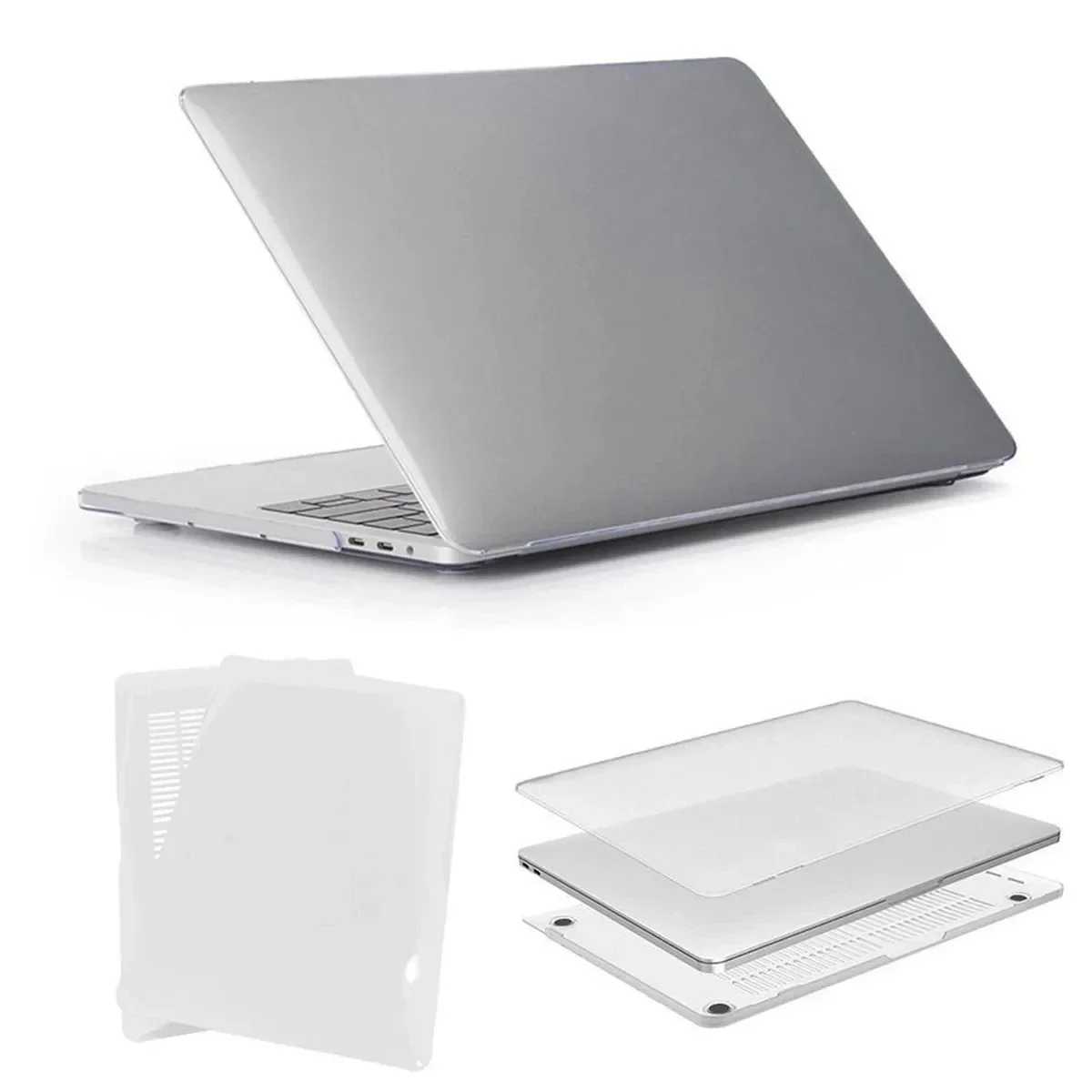 غطاء Coteci كريستال شفاف لـ MacBook Air 14 إنش M2 وM3 - Image 5