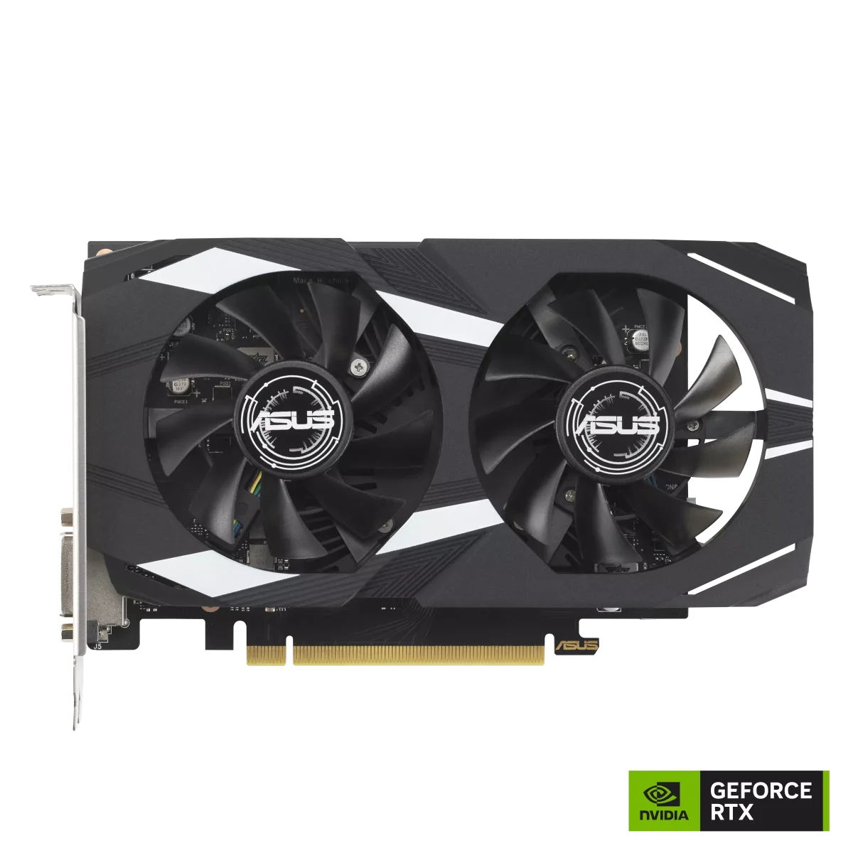 Asus DUAL-RTX3050-O6G Dual GeForce RTX 3050 OC Graphics Card 6GB GDDR6 - Thumbnail 2