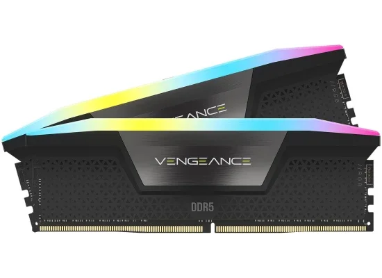 Corsair VENGEANCE RGB 96GB (2x48GB) DDR5 6400MT/s CL32 Memory Kit – Black - Image 5