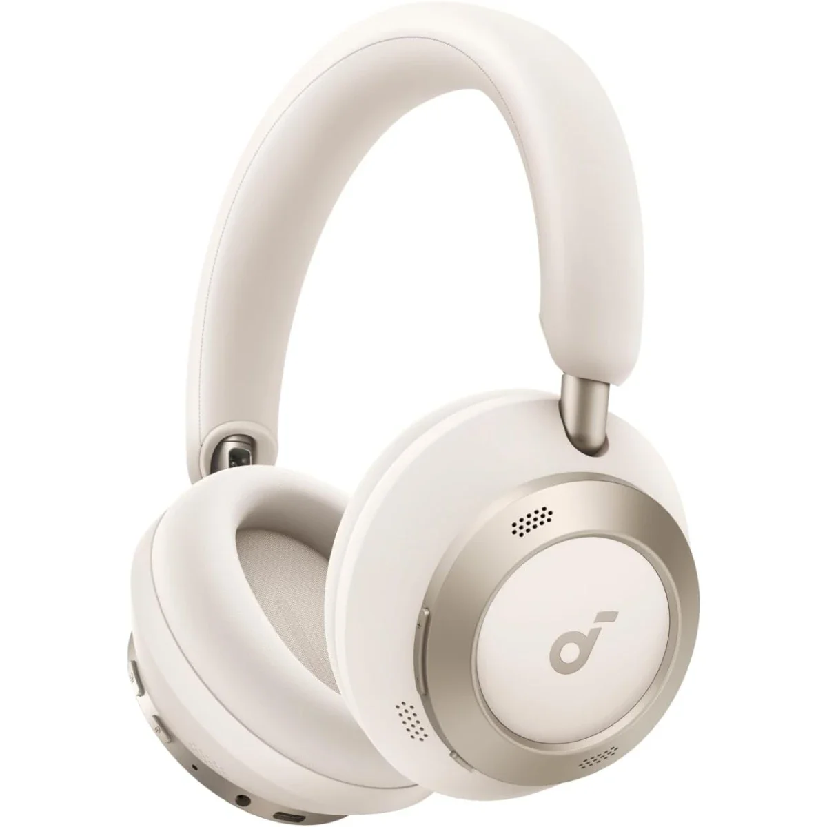 Anker Soundcore Space One Pro Wireless ANC Headphones with Case, 60H Playback - White