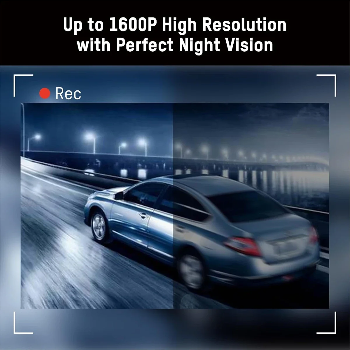 كاميرا داش HIKVISION AE-DC5013-F6 بدقة 5MP و1600P مع Wi‑Fi ومستشعر G وتحكم صوتي وADAS - Image 2