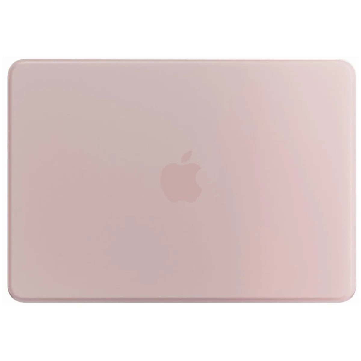 غطاء حماية صلب Coteci MB-086-TP بتصميم مطفي لجهاز MacBook Neo قياس 13 إنش، وردي شفاف