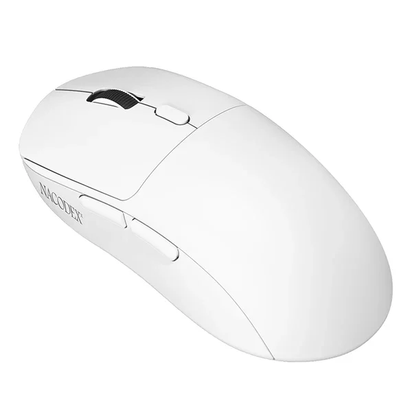 ماوس ألعاب AJAZZ NJ07 ثلاثي الاتصال، 12000 DPI، 1000Hz، بطارية 300mAh، أبيض - Image 15