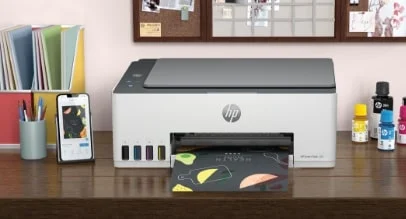 HP Smart Tank 580 All-in-One Color Inkjet Printer, Wi-Fi & Bluetooth, Up to 12,000 Black and 6,000 Color Pages - Thumbnail 7