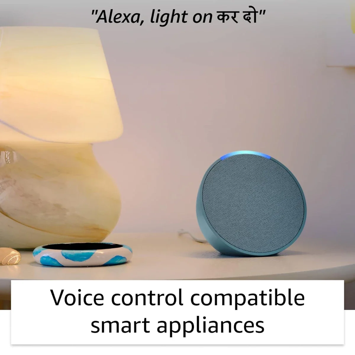 Amazon Echo Pop 1st Gen Smart Speaker with Alexa, Wi-Fi & Bluetooth - Charcoal - Image 5
