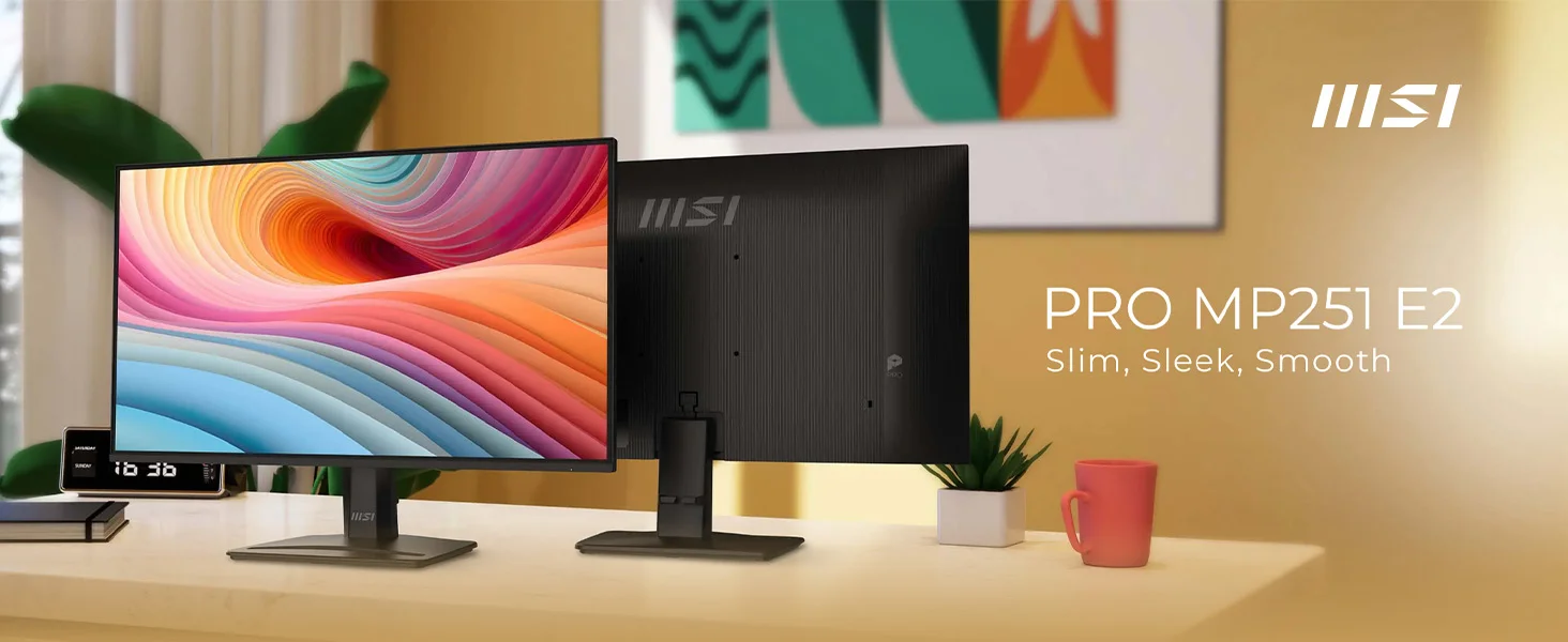 شاشة MSI MP251 E2 مقاس 25 إنش IPS بدقة Full HD ومعدل تحديث 120 هرتز واستجابة 1 مللي ثانية - Thumbnail 10