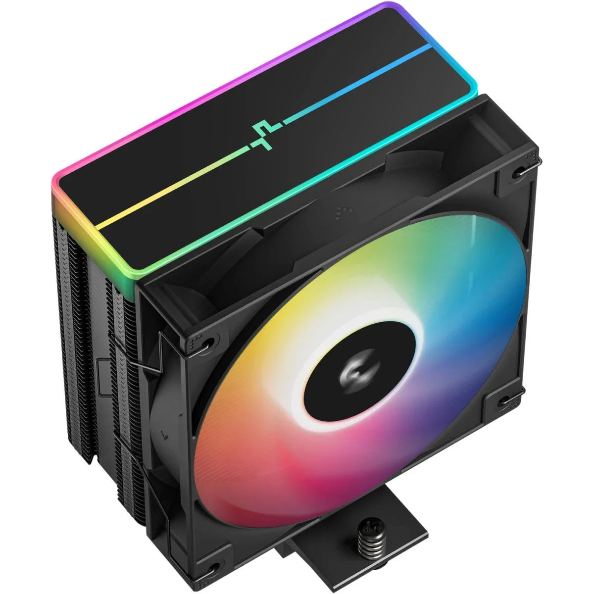 مبرد هوائي للمعالج DeepCool AG400 BK ARGB V2 بسرعة 2100 دورة في الدقيقة وتدفق هواء 75.89 CFM باللون الأسود - Image 3