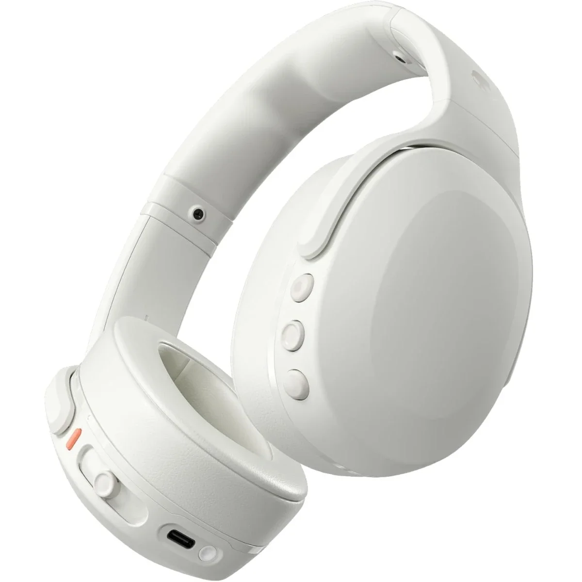 Skullcandy Crusher Evo Wireless Bluetooth Over-Ear Headphones, 40 Hours Battery - Bone