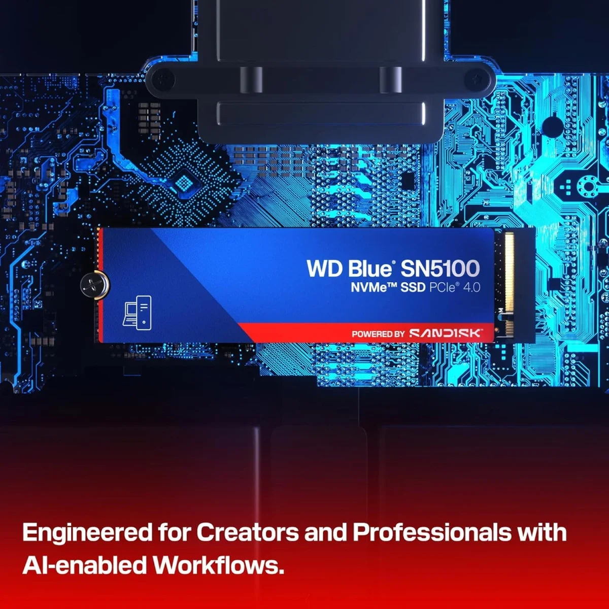وحدة تخزين SSD داخلية Western Digital WD Blue SN5100 بسعة 2TB M.2 NVMe PCIe Gen 4 - Thumbnail 5