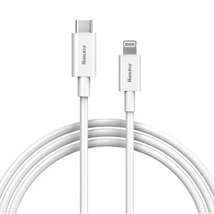 كيبل Huntkey HKCCL941203 للشحن السريع MFi من USB-C إلى Lightning بطول 1.2 متر - Thumbnail 2