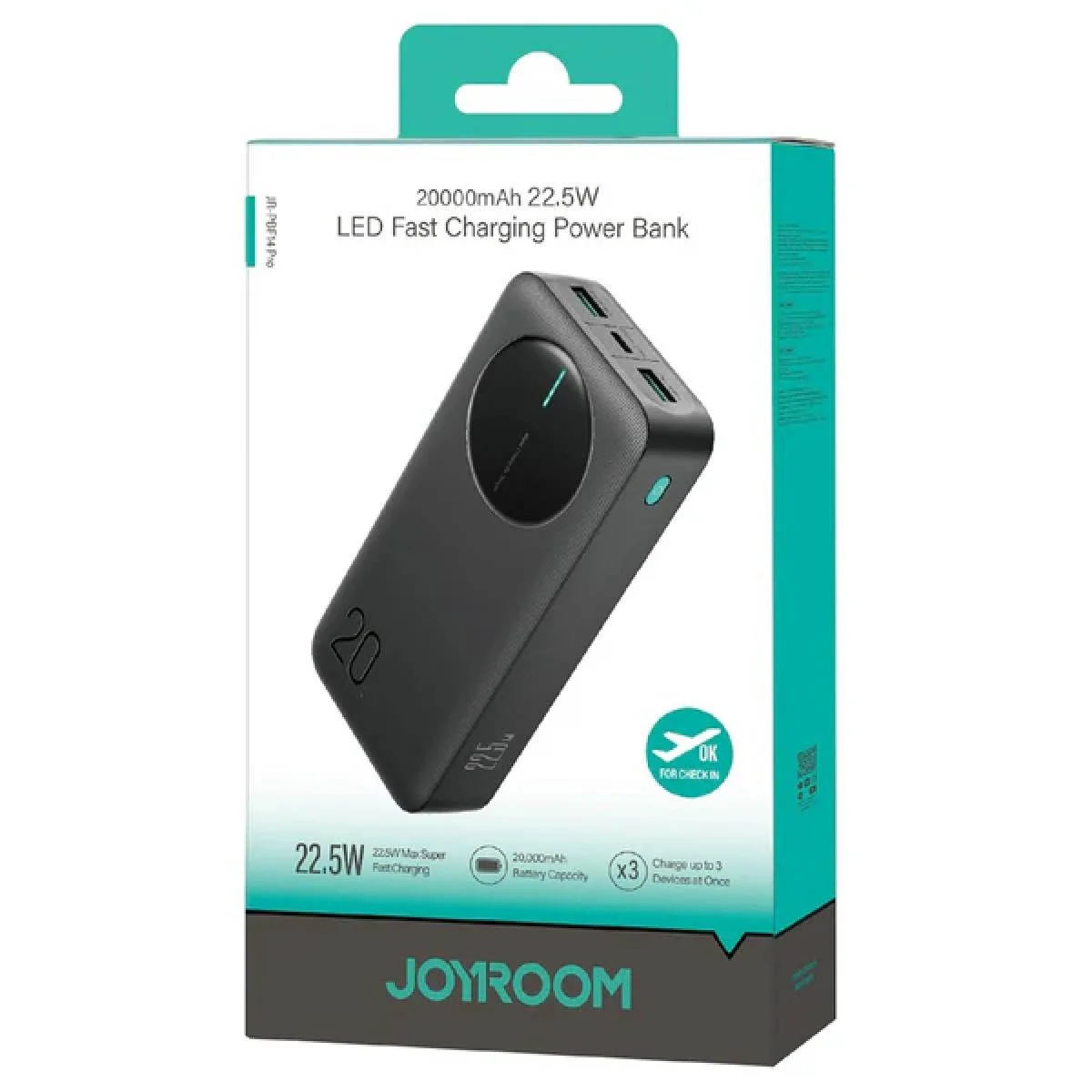 باور بانك JOYROOM JR-PBF14 Pro بسعة 20000mAh وشحن سريع 22.5W PD/QC - Image 11