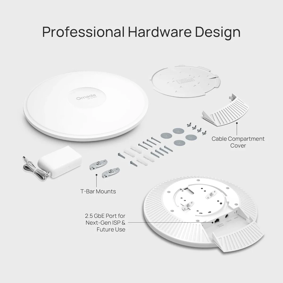 TP-LINK Omada EAP770 Wi-Fi 7 BE11000 Tri-Band Access Point - Image 5