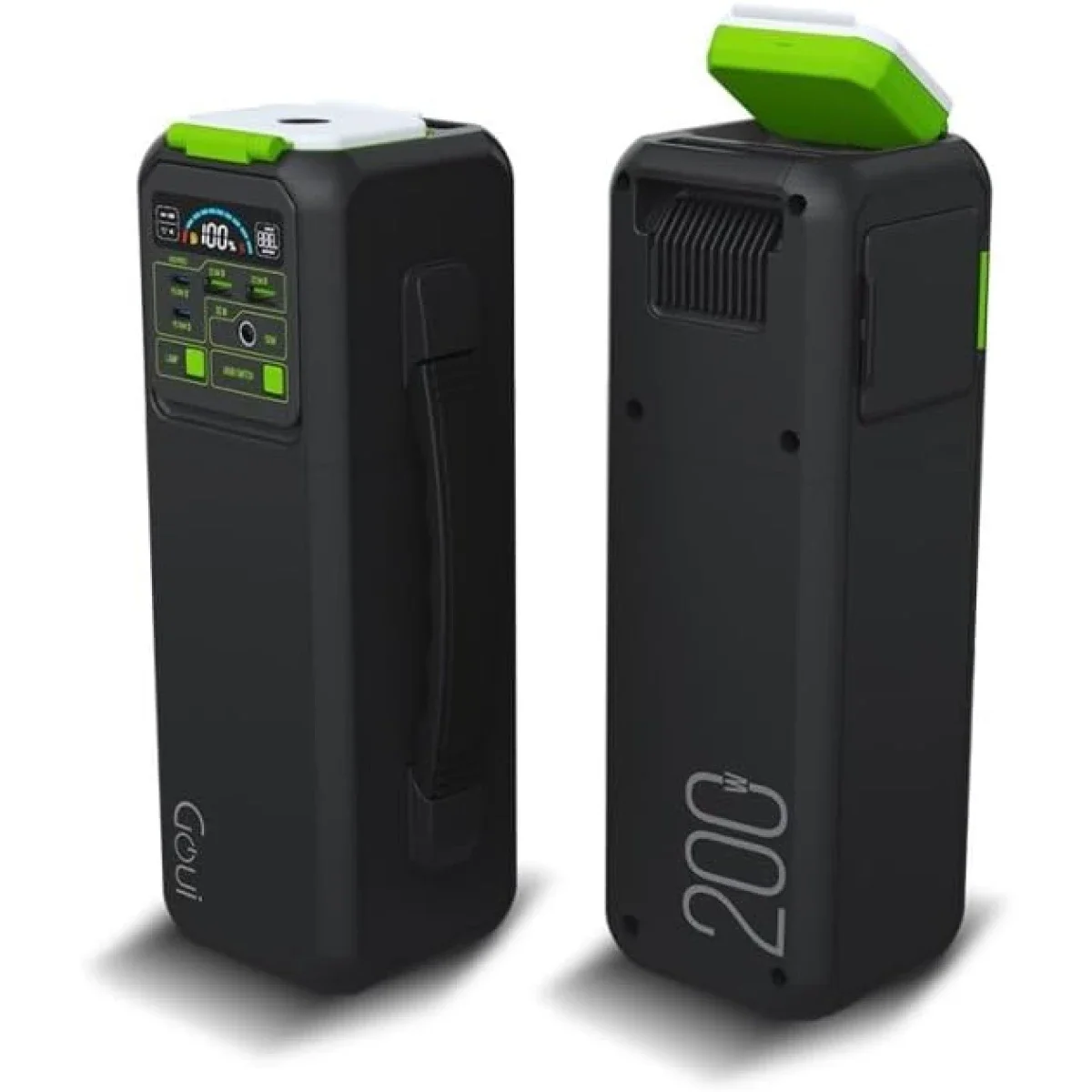 Goui Beast 200W Portable Power Station 209Wh with LED Flashlight - Thumbnail 3