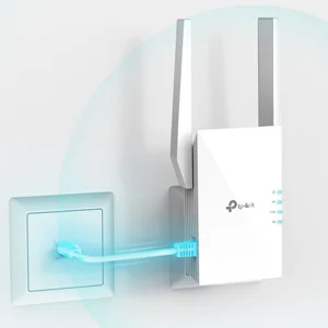 مقوي شبكة TP-LINK RE605X AX1800 Wi‑Fi 6 ثنائي النطاق مع منفذ جيجابت - Thumbnail 8
