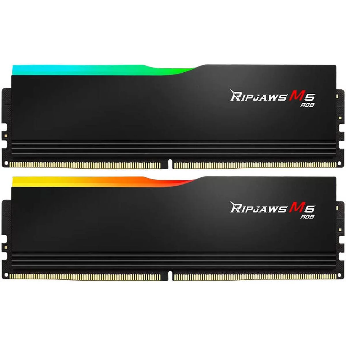 G.SKILL Ripjaws M5 RGB Series 32GB (2x16GB) DDR5 6000MT/s CL36 Memory Kit - Black - Thumbnail 2