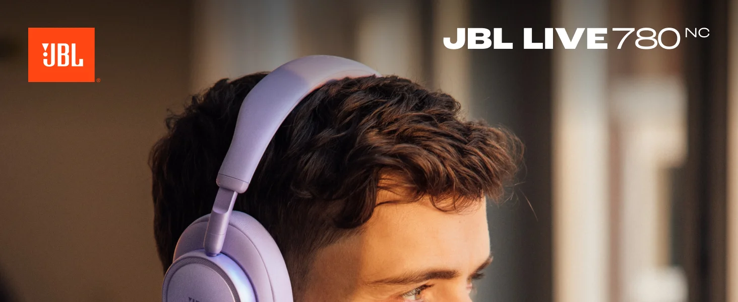 JBL Live 780NC Wireless & Wired Hi-Res Noise Cancelling Headphones, Orange - Thumbnail 13