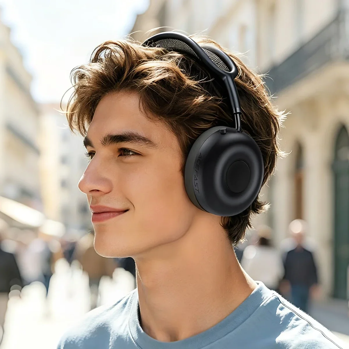 ACEFAST N10 Bone Conduction Wireless Earphones with 8GB Storage, Bluetooth 6.0 & IP68 - Black - Image 3