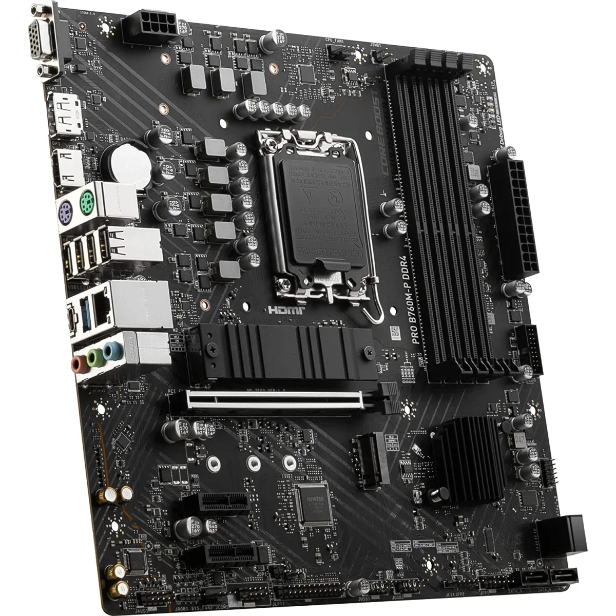 لوحة أم MSI PRO B760M-P DDR5 بشريحة Intel B760 مع PCIe 4.0 و2x M.2 - Image 2