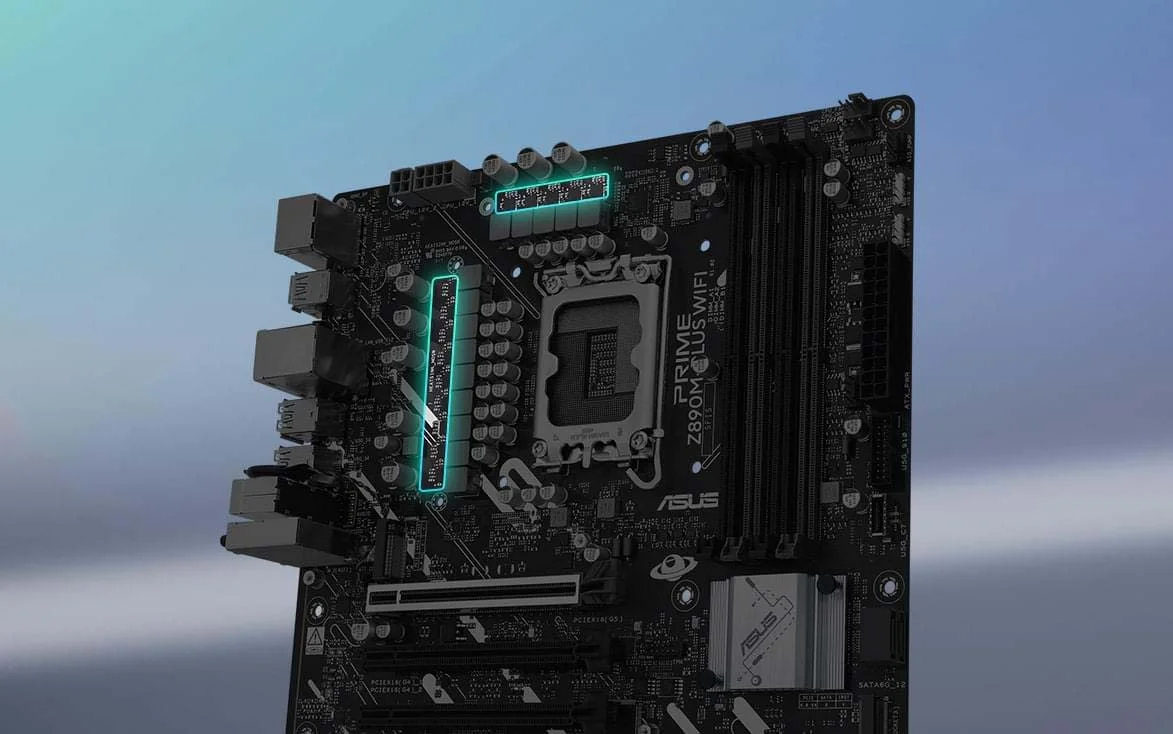 لوحة أم Asus بمقبس LGA1851 وواي فاي PRIME Z890M-PLUS WIFI 90MB1J80-M0EAY0 - Thumbnail 11