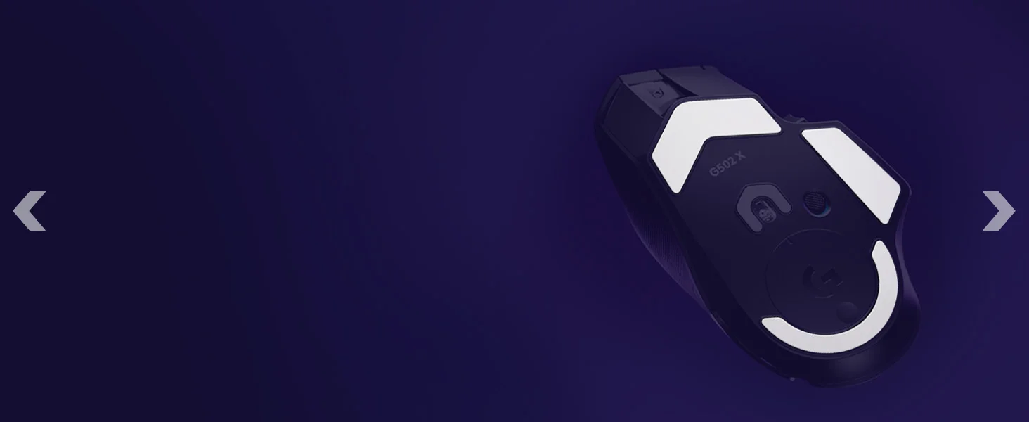 ماوس ألعاب Logitech G502 X PLUS لاسلكي LIGHTSPEED بمستشعر HERO 25K، أبيض - Thumbnail 9