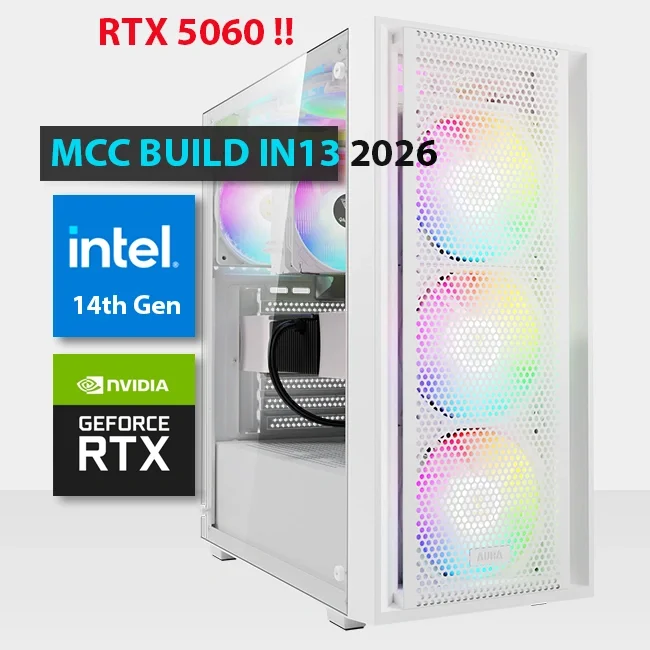 كمبيوتر ألعاب MCC IN13-26 MIDAS بمعالج Intel Core i5-14400F وكرت شاشة RTX 5060 8GB - Image 2