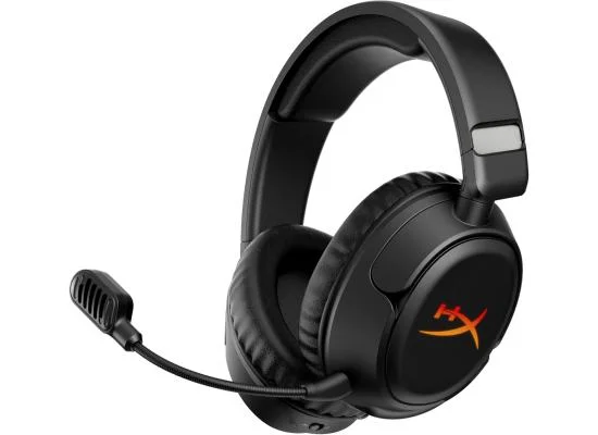 HyperX Cloud Flight 2 Wireless Gaming Headset with RGB Lighting, 100-Hour Battery, 2.4GHz & Bluetooth - Black - Thumbnail 5