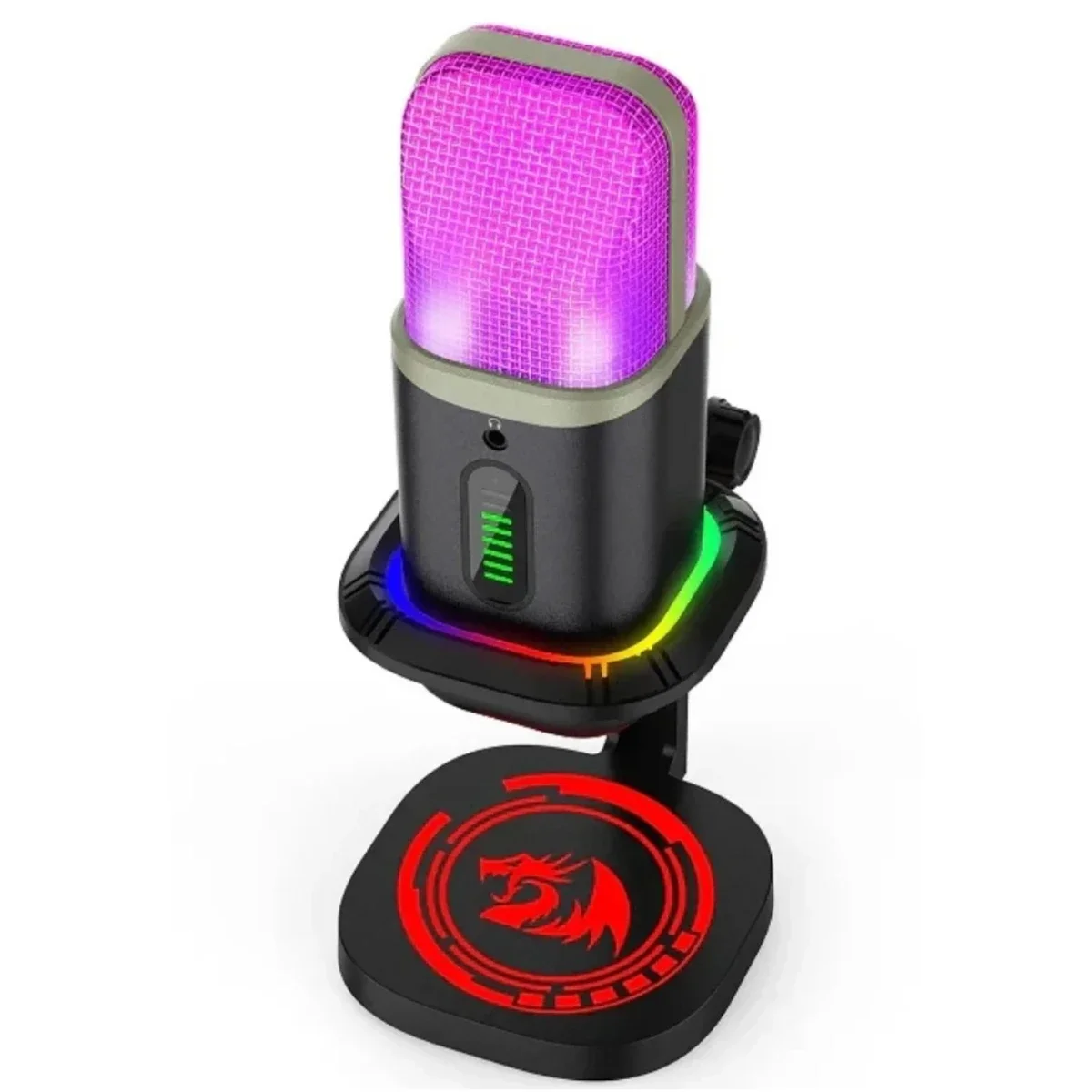 ميكروفون ألعاب Redragon GM305 Echowave سلكي USB بإضاءة RGB - Image 5